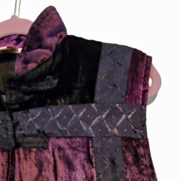 Parsley and sage Tops Vintage Parsley And Sage Purple Patchwork